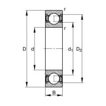 Bantalan 61906-2RSR FAG