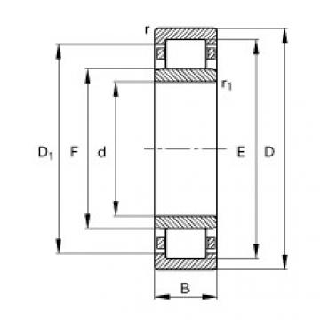 Bantalan NU1048-M1 FAG