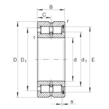 Bantalan SL185012 INA