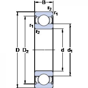 Bantalan 6221-2Z SKF