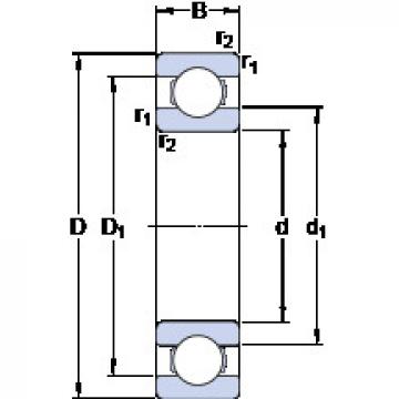 Bantalan 16012 SKF