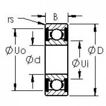 Bantalan R8-2RS AST