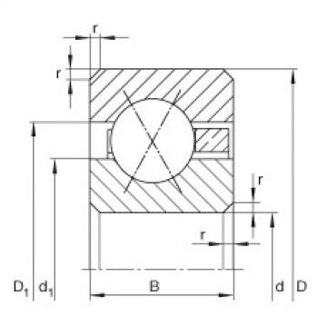 Bantalan CSXF050 INA