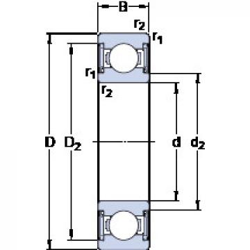 Bantalan W 63804-2RS1 SKF