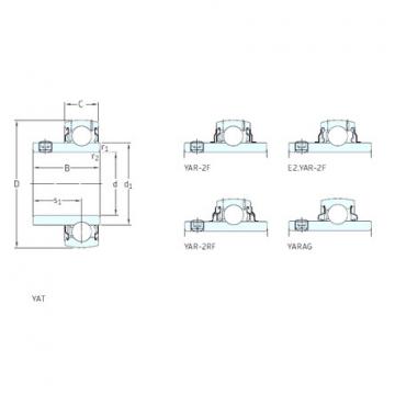 Bantalan YAR207-107-2F SKF