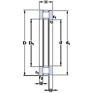 Bantalan 81208 TN SKF