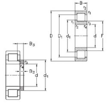 Bantalan NJ2211-E-M6+HJ2211-E NKE