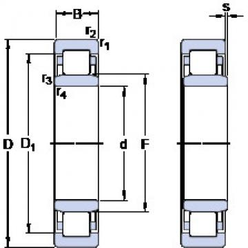 Bantalan NU 324 ECJ SKF