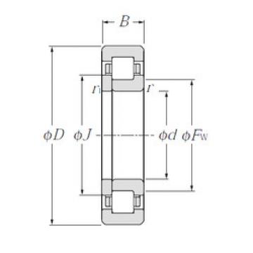 Bantalan NUP2210E NTN