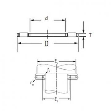 Bantalan AXK110145 Timken