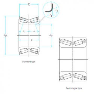 Bantalan 46T080704XHI-CAP KOYO