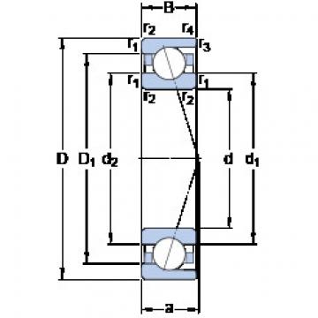 Bantalan 7005 ACD/P4A SKF