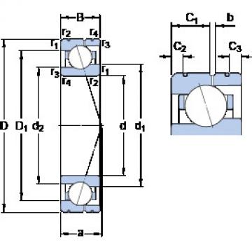 Bantalan 71922 ACE/P4AL SKF