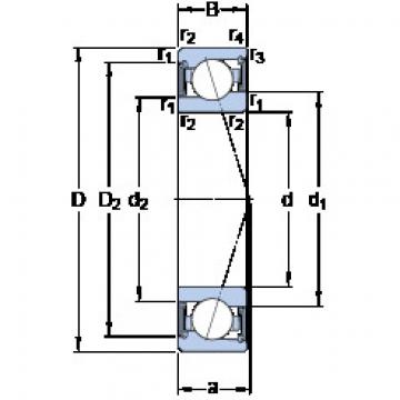 Bantalan S71906 CE/HCP4A SKF