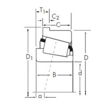 Bantalan 36686/36620-B Timken