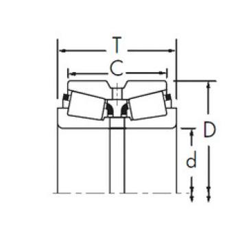 Bantalan 13889/13835D+X1S-13889 Timken