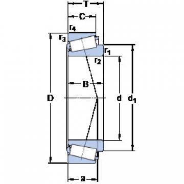 Bantalan 18590/18520/Q SKF