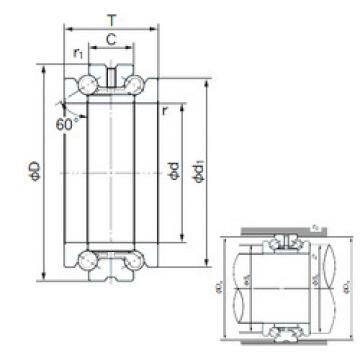 Bantalan 130TAD20 NACHI