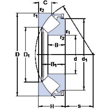 Bantalan 29414 E SKF