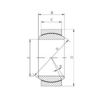 Bantalan GE 060 ECR-2RS ISO