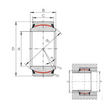 Bantalan GE 45 UK-2RS INA