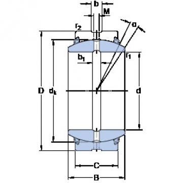 Bantalan GEZ 112 ESX-2LS SKF