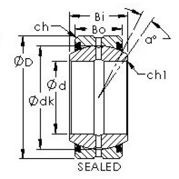 Bantalan GE100ES-2RS AST