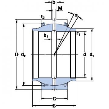 Bantalan GEZM 100 ESX-2LS SKF