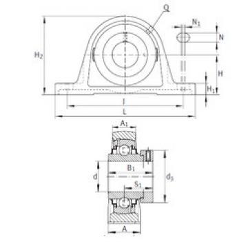 Bantalan RAK1-3/8 INA