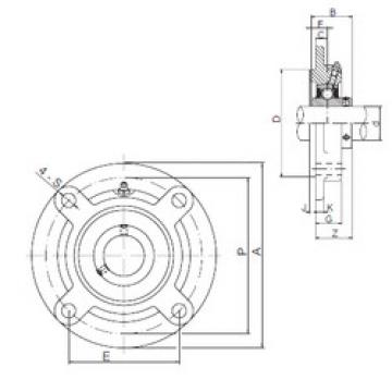 Bantalan UCFC208 ISO