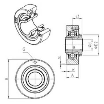 Bantalan UKC216H SNR