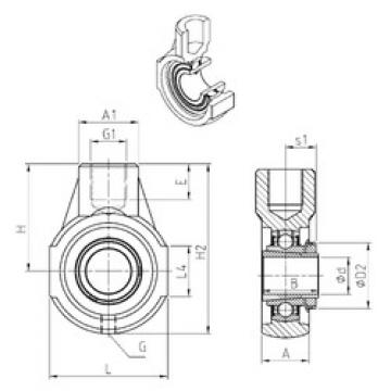 Bantalan UKEHE209H SNR