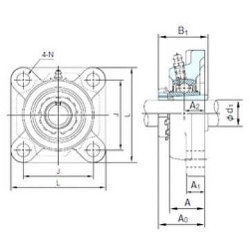 Bantalan UKFX13+H2313 NACHI