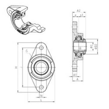 Bantalan UKFL210H SNR