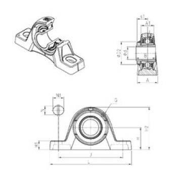 Bantalan UKPLE210H SNR