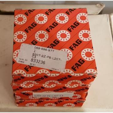 FAG Bearing 6207 2Z P6 C3