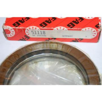 FAG 51118 Thrust Bearing  (90 X 120 X 22 mm)  * NEW *