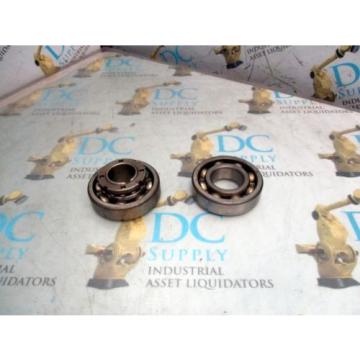 FAG 6307 SINGLE ROW DEEP GROOVE BALL BEARING LOT OF 2