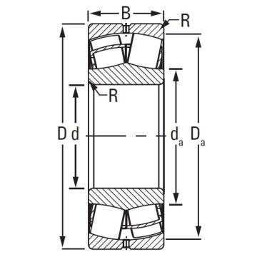 Timken TAPERED ROLLER 23068EJW25W507C08C3    