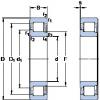 Bantalan NJ 1038 ML SKF #1 small image