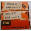 New NIB (surplus old stock) Lot of 3 NTN JAPAN BEARING FAG 6204 2ZRC3 62042ZRC3 #4 small image