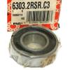 NIB FAG 6303.2RSR.C3 DEEP GROOVE BALL BEARING 17MM X 47MM X 14MM #5 small image