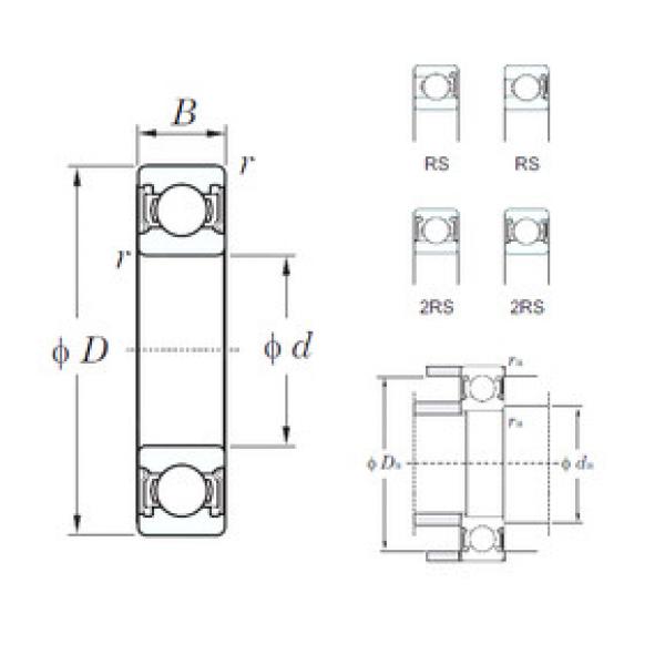 Bantalan 6217-2RS KOYO #1 image