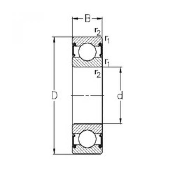 Bantalan 6310-RS2 NKE #1 image