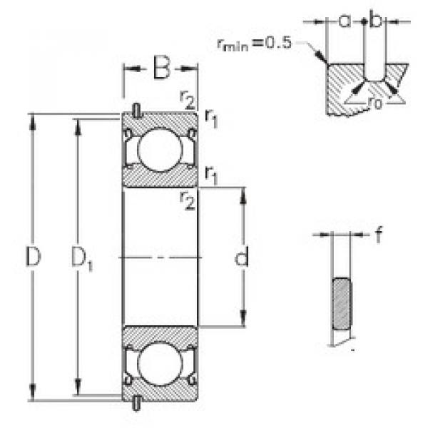 Bantalan 6204-2Z-NR NKE #1 image