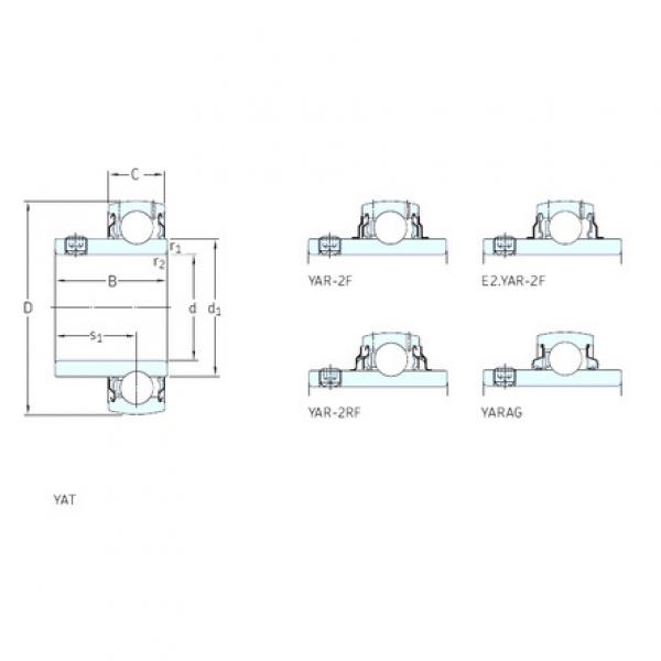 Bantalan YAR207-107-2F SKF #1 image