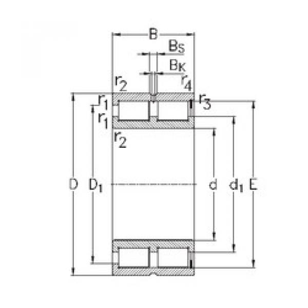 Bantalan NNCF4968-V NKE #1 image