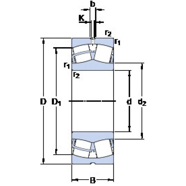 Bantalan 24024 CC/W33 SKF #1 image