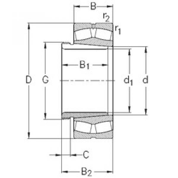 Bantalan 22336-K-MB-W33+AH2336 NKE #1 image