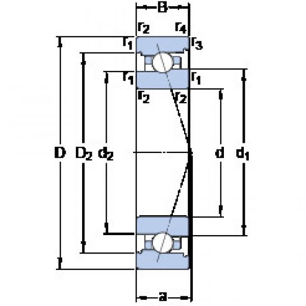 Bantalan 71915 CB/HCP4A SKF #1 image